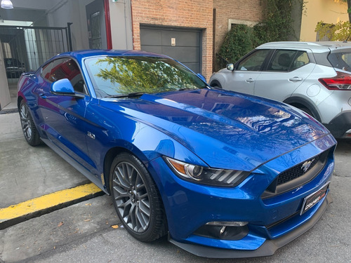 Imagen 3 de 16 de Ford Mustang 5.0 Gt 421 Cv Azul 2017
