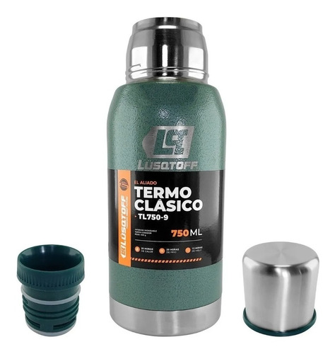 Termo Acero Inoxidable 750ml Frio Calor Lusqtoff 750 Ml