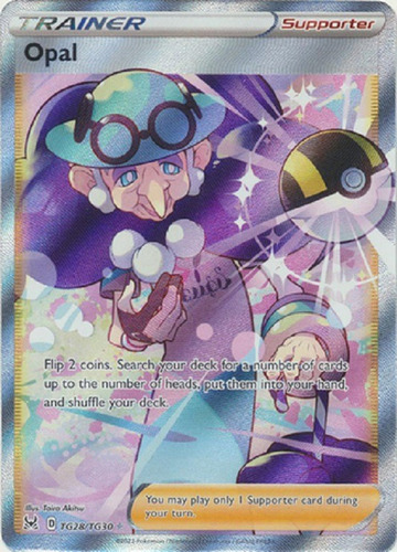 Opal Tg28/tg30 Full Art Ultra Raro Pokemon Tcg