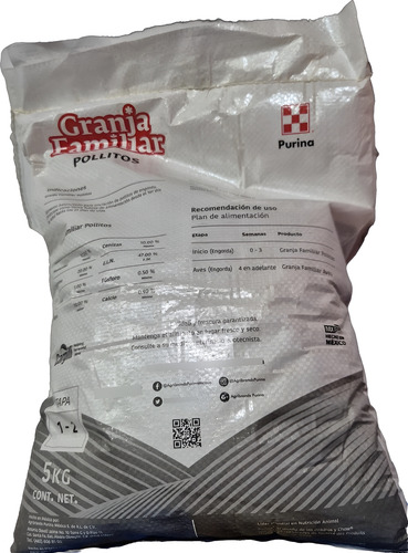 Granja Familiar Pollitos Con 20% Proteina Para Engorda 5kg