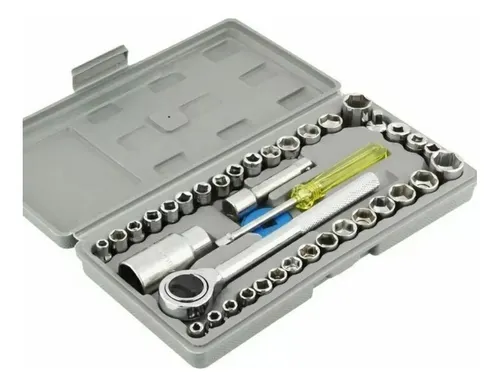 comprar Set Herramientas Llaves Tubo Combinada Cricket 40 Pcs Valija