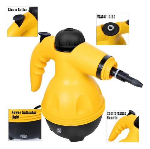 Limpiador A Vapor Multifuncional Steam Cleaner 1000w Df-a001