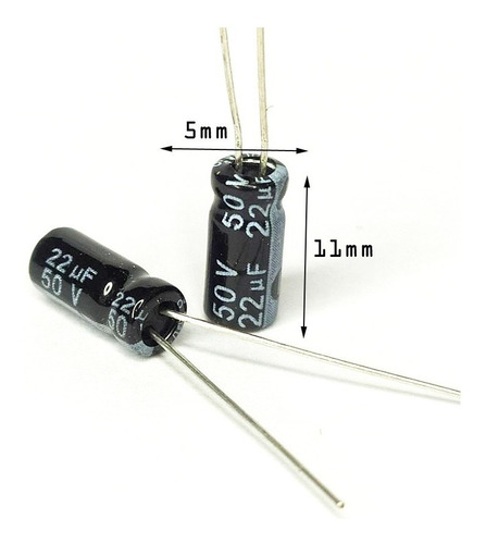 Capacitor Condensador 22uf 50v ( Lote De25 Unidades )