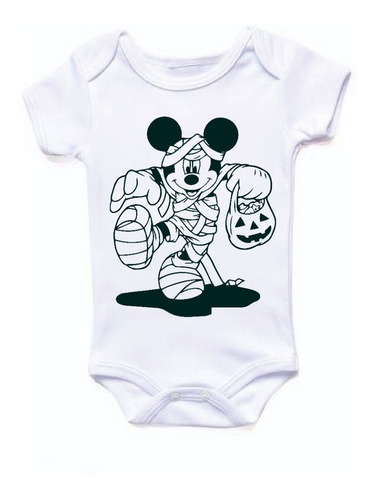 Pañalero Personalizado Mickey Halloween Para Bebés
