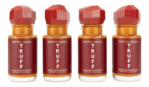 Truff Hotter Sauce - Juego De 4 Botellas De Viaje Portátiles