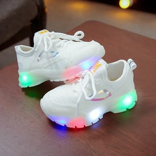 Zapatos Menina Menino Tenis Luz Led u