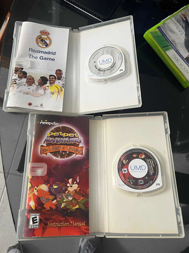 Duo Juegos Psp Real Madrid / Neopet Originales