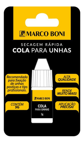 Cola Para Unhas Postiças Marco Boni