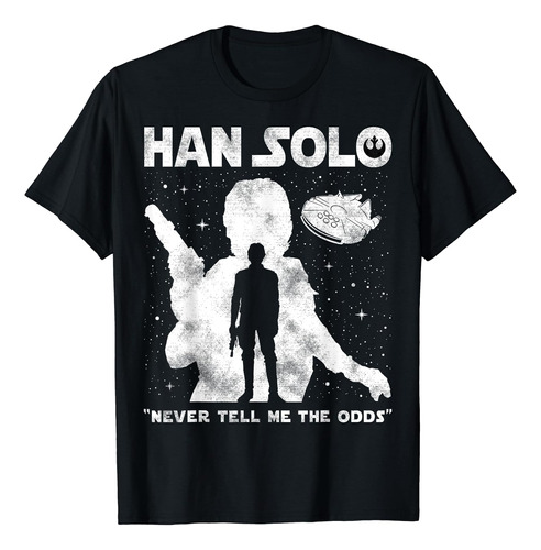 Star Wars Han Solo Nunca Me Digas Las Probabilidades Polera