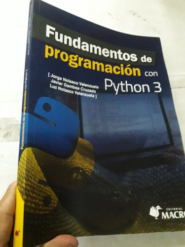 Libro Fundamentos De Programacion Con Python 3