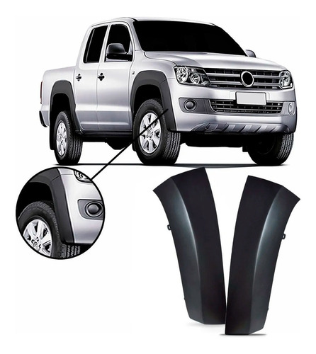 Par Moldura Parachoque Dianteiro Amarok 2017 2018 2019 2020