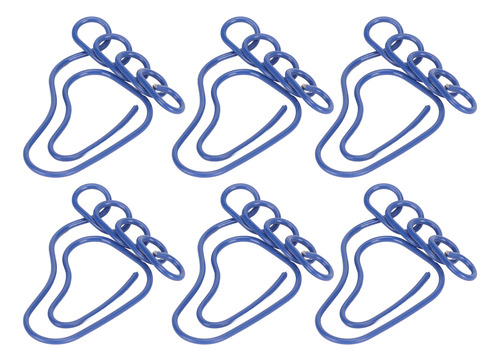 Clips De Papel Con Forma De Pie, 100 Unidades, Antideslizant