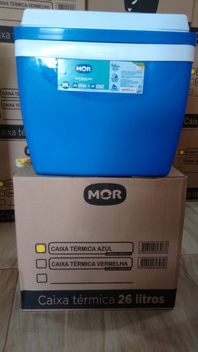 Caixa Térmica Mor 26 Litros Azul