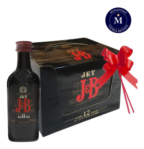 12 Miniaturas Whisky J&b Jet 12 Años (50ml 43%)