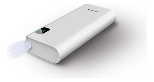 Power Bank Philips 10000 Mah Dlp10016 Con Linterna