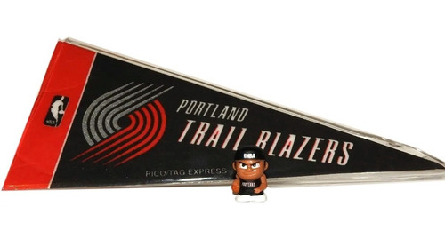 Portland Trail Blazers Nba Teenymate Mini Banderin Exhibidor