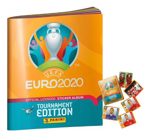 Pack Álbum Uefa Euro 2020 + 50 Sobres.