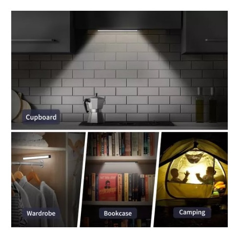 Led Cabinet Light Usb 25cm Sensor Movim Cromado 1800 Dow_033