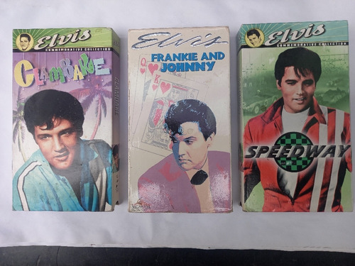 3 Películas Originales Elvis Presley Originales Vhs