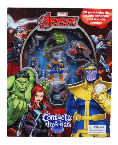 Libro Contacto A La Diversión Avenger Libro Infantil