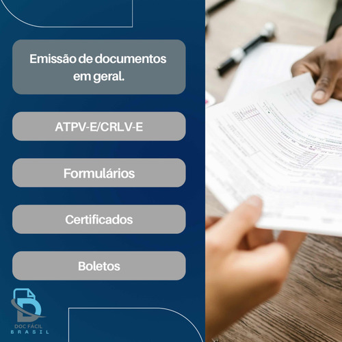 Emissão De Documentos P/ (veículos; Imóveis; Pf; Pj)