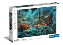 Comprar Rompecabezas Barcos Piratas 6000 Clementoni Italia Gran Reto