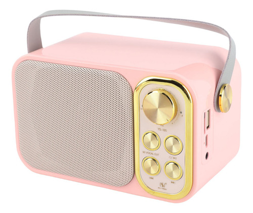 Máquina De Karaoke Para Cantar, 2 Micrófonos, Todo En Uno, P
