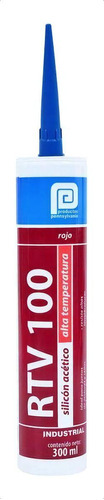 Sellador Alta Temperatura Rtv 100 Pennsylvania 300ml Rojo