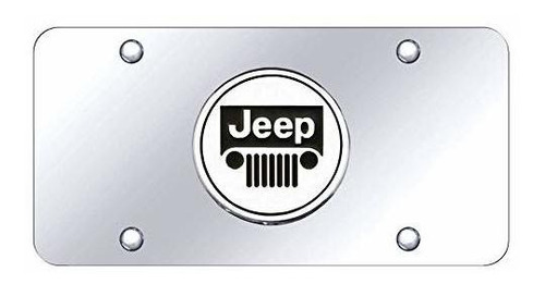 Auto Oro Jeecc Jeep Logo Chr / Chr Plate.