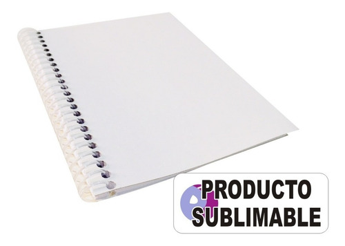 Imagen 2 de 10 de 5 Cuadernos Anotadores Sublimables 10x15 Cm Hojas Lisas