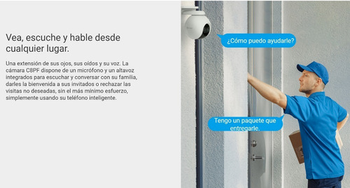 Imagen 7 de 10 de Camara Wifi Ezviz 1080p Exterior Motorizada C8pf + Memo 64gb