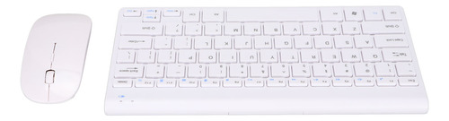 Combos De Teclado Sem Fio Branco Branco 2.4g De 10 Metros