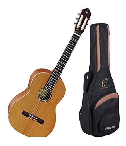 Ortega Guitarra R122 Serie Familiar De Cedro Con Funda