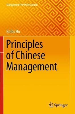 Libro Principles Of Chinese Management - Haibo Hu