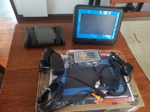 Dvd Tectoy T6001 Com Moldura Azul. Lindo. Completo. Conserva