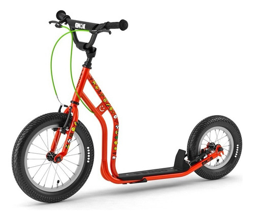 Scooter Bicicleta Yedoo Wzoom Emoji 12315 Aro 16/12 Niños Color Red