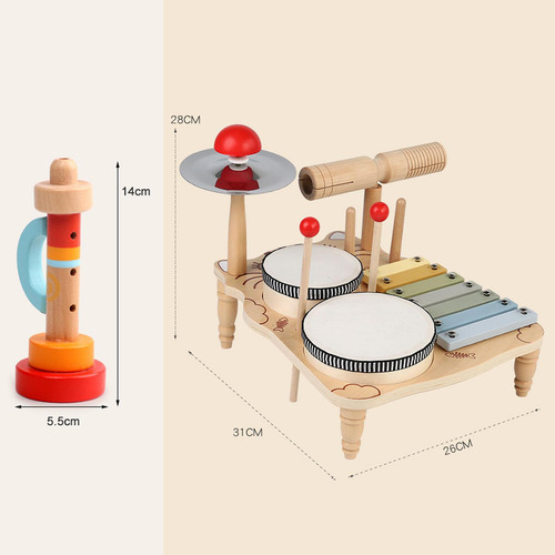 Juego De Batería De Xilófono, Juego De Batería Para
