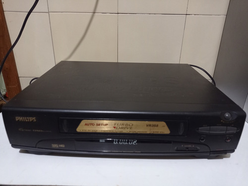 Videocasetera Philips Funciona Negrro (Usado)