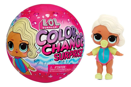 Boneca Lol Surprise Color Change Doll Muda De Cor Original