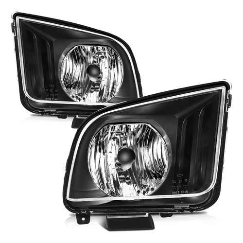 Faros Delanteros Para Ford Para Mustang 2005-2009, Carcasa N