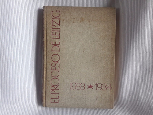 El Proceso De Leipzig  1933 34 Libros Lenguas Extranjeras   