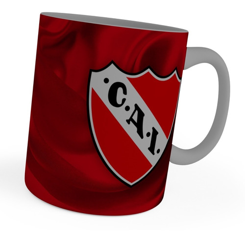 Taza Club Atletico Independiente Escudo Ceramica Importada