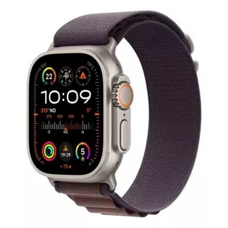 Apple Watch Ultra 2 GPS + Celular • Caja de titanio de 49 mm • Correa Alpine índigo - Mediana