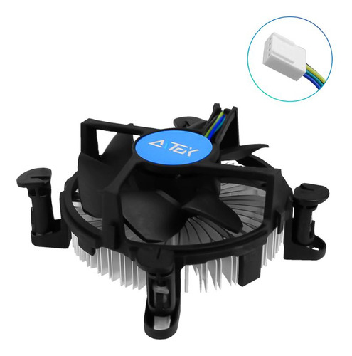 Ventoinha Cooler Processador 90mm Pc Escritório 12v Sem Led