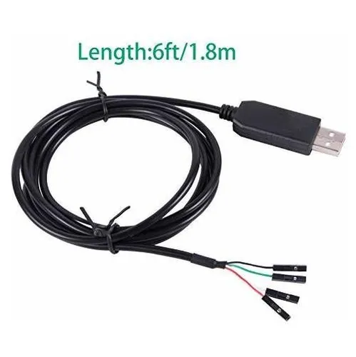 Cable Adaptador Usb A Ttl Serial De 5 V Y 3,3 V, Tx Rx, Vcc,