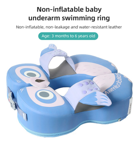 Flotador De Natación Para Bebés Mambobaby Swim, No Inflable,