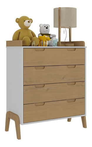 Comoda Infantil C/cambiador Dormitorio Madera V Lcm