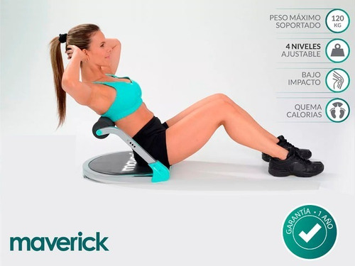 Imagen 3 de 8 de Maquina Ejercitadora Abdominales Maverick Fit Entrenamiento