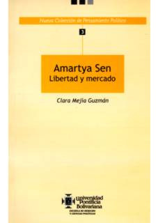 Amartya Sen Libertad Y Mercado
