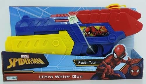 Pistola De Agua Spiderman Ultr Water Gun Ditoys Casa Valente